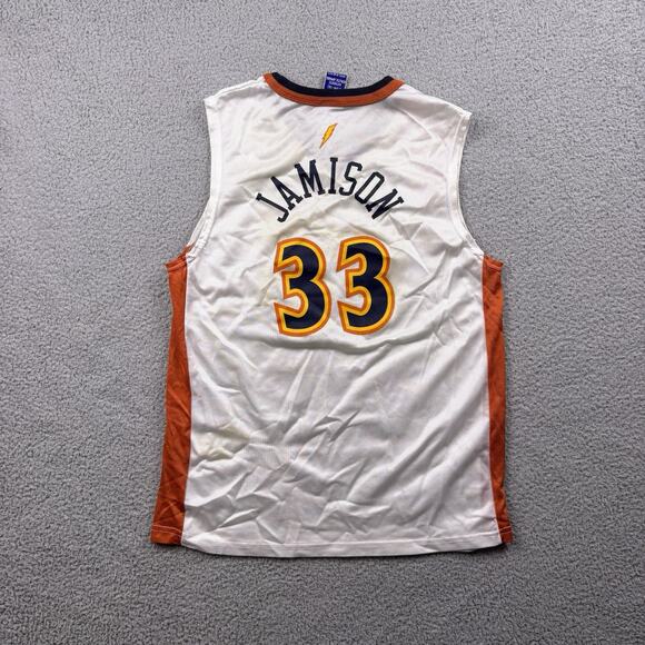 VTG Golden State Warriors Jersey Youth Large Antawn Jamison #33 NBA Champion - Picture 2 of 16